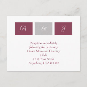 Rosen-rosa Quadrate UAWG Karte