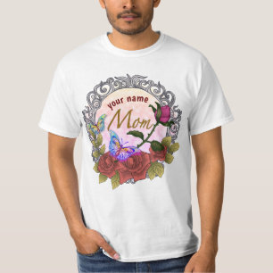 Rosen Rosenknospe Mama-Brauch T-Shirt