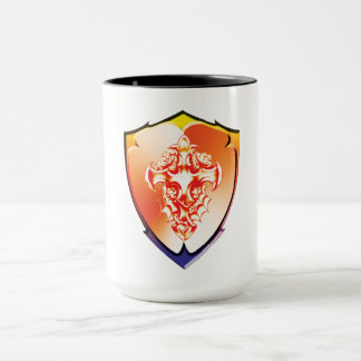 Rosen Schild Tasse