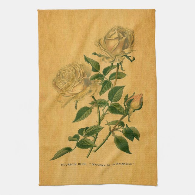 Rosen sind golden handtuch (Vertikal)