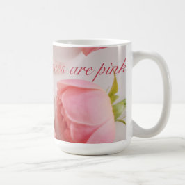 Rosen sind Pinker Becher Kaffeetasse
