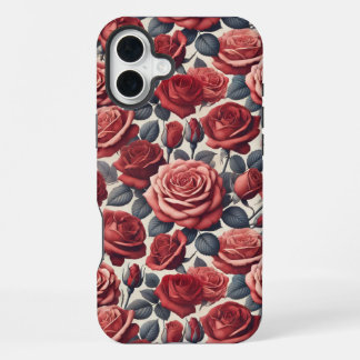 Rosen sind Rot iPhone 16 Plus Hülle