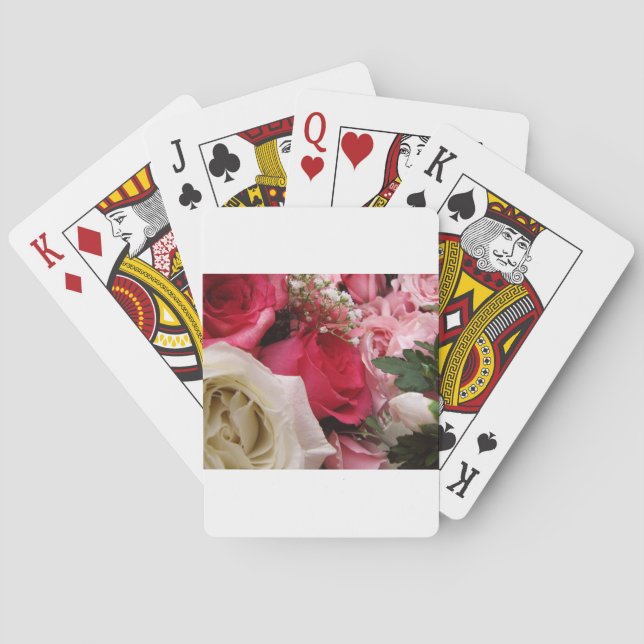 Rosen Spielkarten (Rückseite)