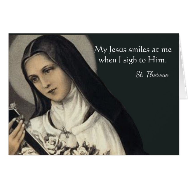 Rosen St. Therese die kleine Blume (Vorderseite (Horizontal))