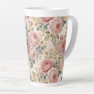 Rosen Staubrose Charmante Künstlerische Salbeigrün Milchtasse