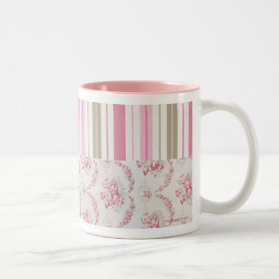 Rosen & Streifen Tasse