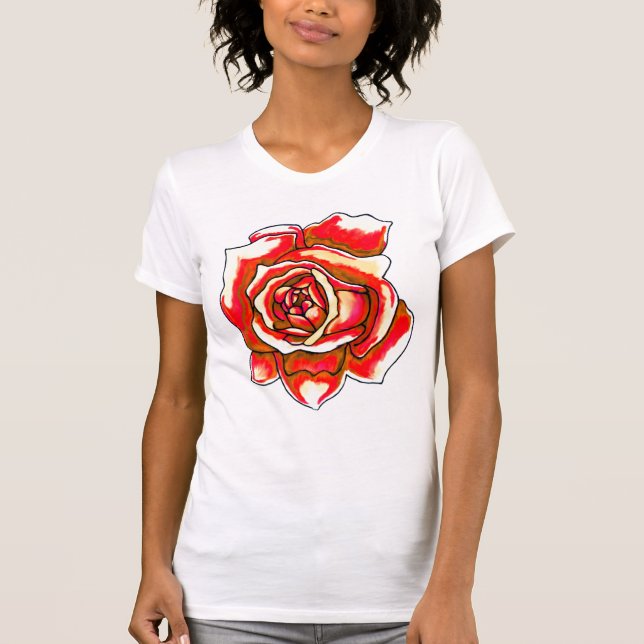 Rosen-T - Shirt (Vorderseite)