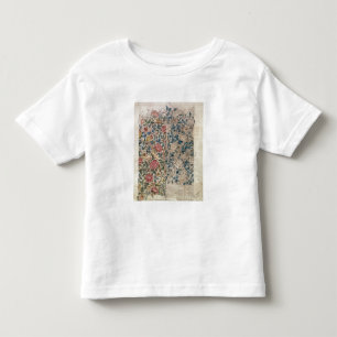 "Rosen" Tapetenentwurf (Bleistift und w/c auf Kleinkind T-shirt