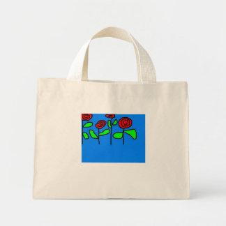 Rosen-Tasche Mini Stoffbeutel