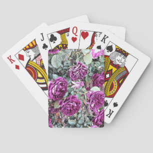 Rosen-Tintenzeichnung Spielkarten