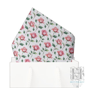 Rosen-Tissue-Papier Seidenpapier