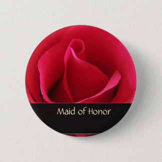 Rosen-Trauzeugin-Hochzeits-Button Button
