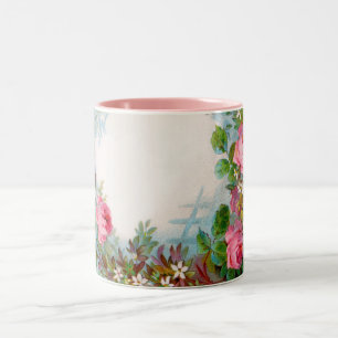 ROSEN U. JASMINE ZWEIFARBIGE TASSE