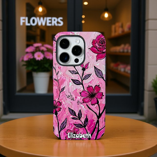 Rosen und Blüten in rosa Farbe Case-Mate iPhone Hülle (Von Creator hochgeladen)