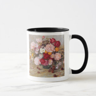 Rosen und Gänseblümchen Tasse