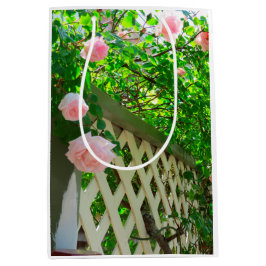 Rosen und Gitter - Martha's Vineyard Mittlere Geschenktüte