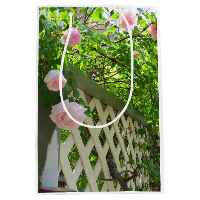 Rosen und Gitter - Martha's Vineyard Mittlere Geschenktüte (Vorderseite)