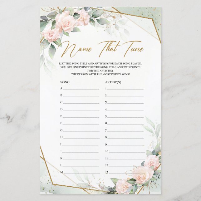 Rosen und Grüne, rosa Rosen und rosa, der Name für (Vorderseite)