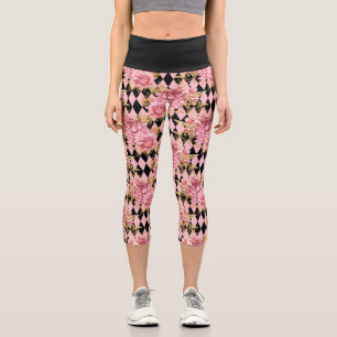 Rosen und Harlequin Capri Leggings