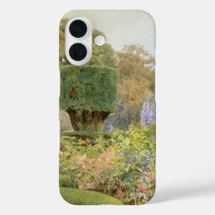 Rosen und Nelken von Elgood, Vintage Englischer Ga iPhone 16 Hülle
