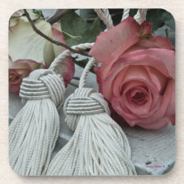 Rosen und Quasten-Untersetzer Getränkeuntersetzer