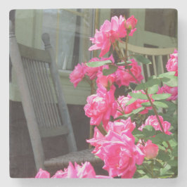 Rosen und Rocker - Martha's Vineyard Steinuntersetzer