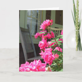 Rosen und Rocker - Martha's Weingartenkarte Karte