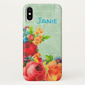 Rosen- und Vergissmeinnicht-Blumenstrauß iPhone / Case-Mate iPhone Hülle