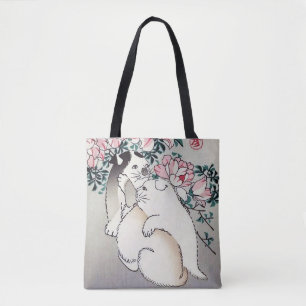 Rosen und Welpen, Hiroshige, Ukiyo-e