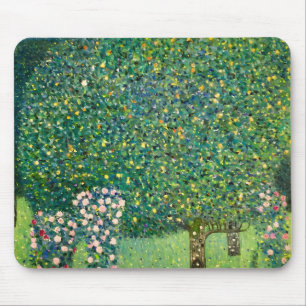 Rosen unter den Bäumen Gustav Klimt Kunstdruck Mousepad