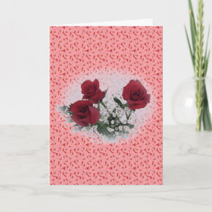 Rosen Valentinstagskarte Feiertagskarte
