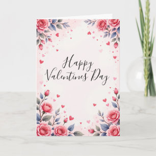 Rosen Valentinstagskarte Karte