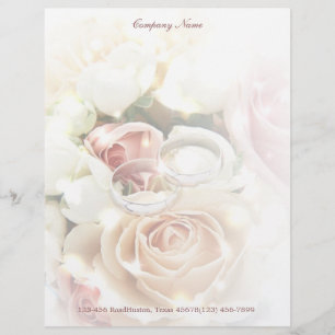 Rosen-Verlobung schellt Hochzeitsphotographen Briefbogen