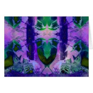 Rosen-Vögel - violett u. rosa Zyklus