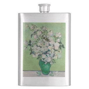 Rosen von Vincent Van Gogh Flachmann