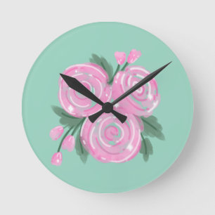 Rosen Wanduhr