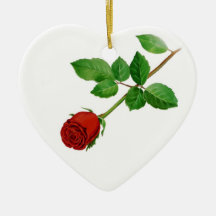 Rosen-Weihnachtsverzierung