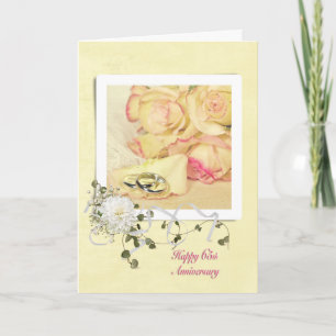 Rosen zum 65. Hochzeitstag Karte