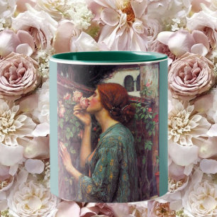Rosen Zweifarbige Tasse