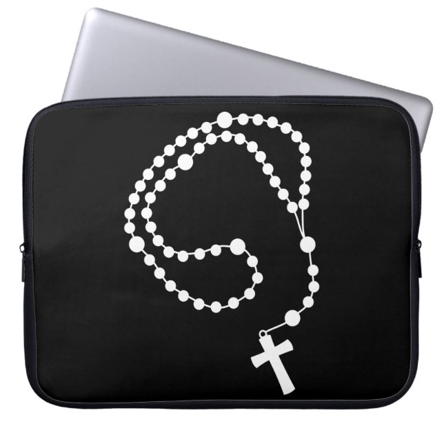 Rosenbeet Laptopschutzhülle (Vorderseite)