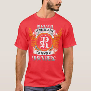 Rosenberg Name-Shirt: Unterschätze niemals die Mac T-Shirt