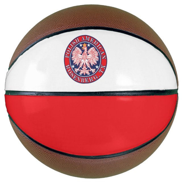 Rosenberg Texas Polnischer Adler Basketball (Vorderseite)