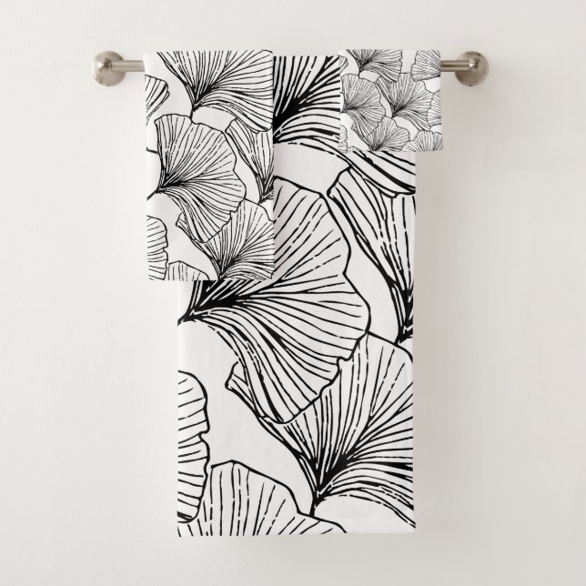 Rosenblätter Badhandtuch Set (Insitu)