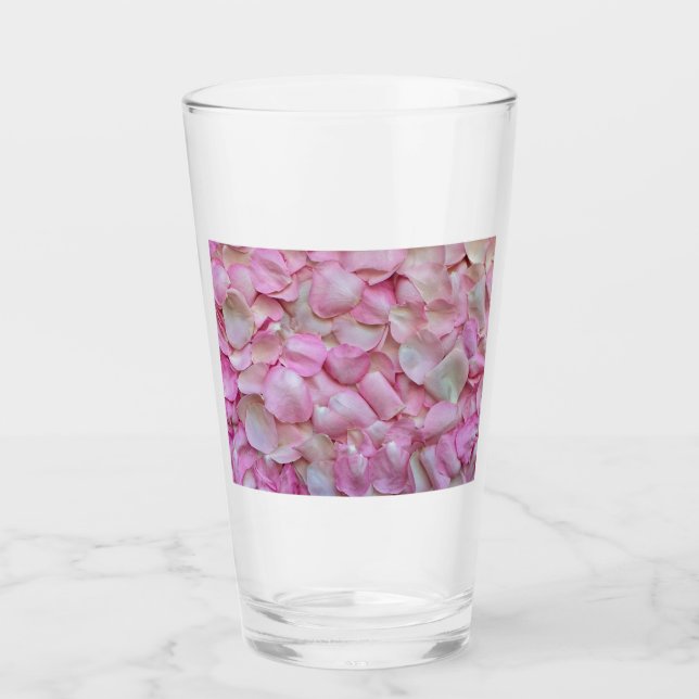 Rosenblätter Glas (Vorderseite)