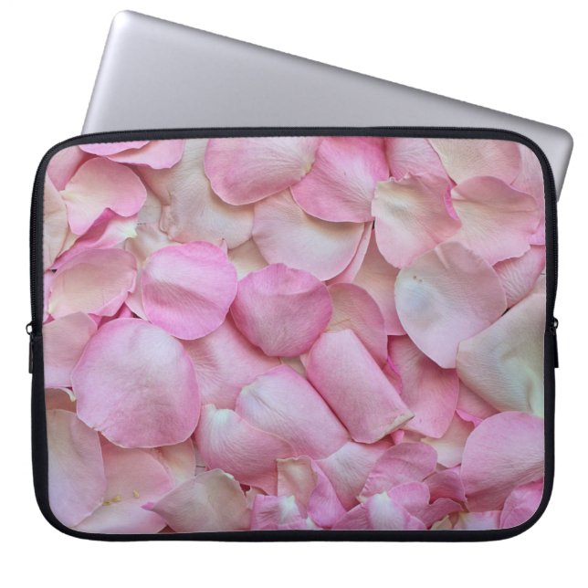 Rosenblätter Laptopschutzhülle (Vorderseite)