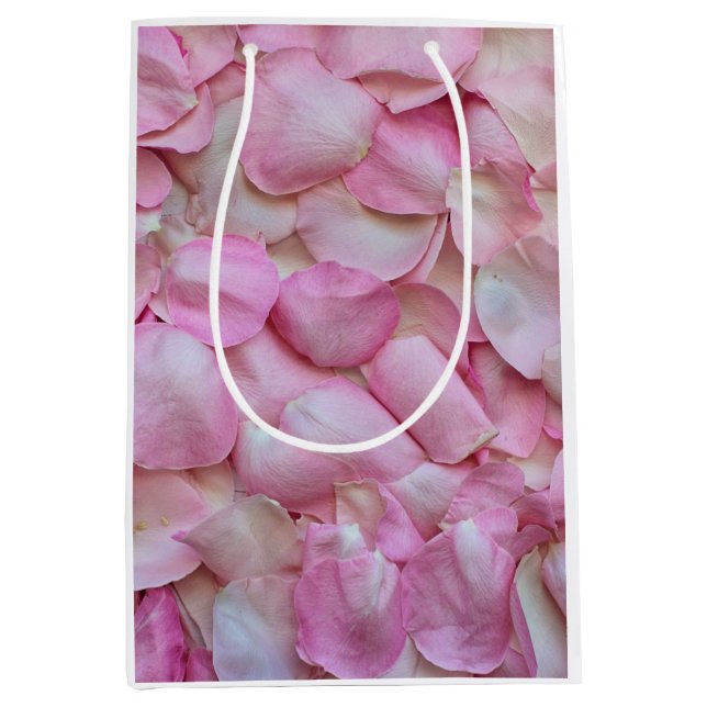 Rosenblätter Mittlere Geschenktüte (Vorderseite)