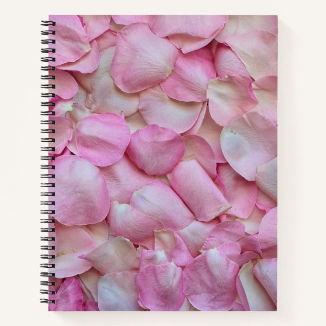 Rosenblätter Notizbuch (Vorderseite)