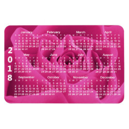 Rosenblättern 2018 Kalender Magnet