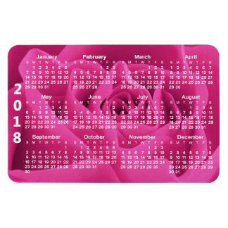Rosenblättern 2018 Kalender Magnet