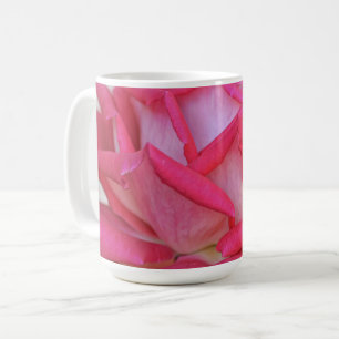 Rosenblättern Blume Tasse Kaffee Cup
